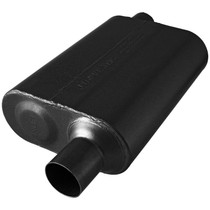 Flowmaster 8042443 - 40 Series Muffler 409S - 2.25 Offset In / 2.25 Offset Out - Aggressive Sound