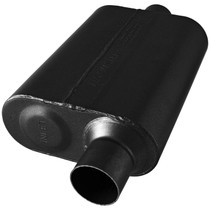 Flowmaster 8042541 - 40 Series Muffler 409S - 2.50 Offset In / 2.50 Center Out - Aggressive Sound