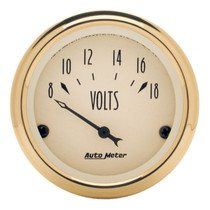 AutoMeter 1592 - Golden Oldies 2-1/16in 18V Voltmeter Gauge