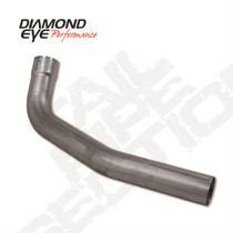 Diamond Eye 321052 - Exhaust Pipe 4 Inch 01-07.5 Silverado/Sierra 2500/3500 Second Section Pass Steel Performance Series