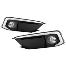 Spyder 5087027 - Honda Civic 2019+  Coupe/Sedan Chrome Trim OEM Fog Light w/OEM Fit Switch - Clear