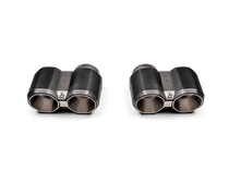 Akrapovic TP-CT/69 - 2021+ BMW G87 M2, G80 M3 &amp; G82 M4 Octagonal Carbon Design Tail Pipe Set