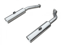 Pypes SGP2005 - Pype Bomb Series Axle Back Exhaust System 05-06 GTO Split Rear Dual Exit Incl Muffler Delete Pipe Polished Tips Hardware Polished Finish 304 Stainless Steel  Exhaust