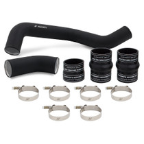 Mishimoto MMICP-DMAX-17HWBK - 17-19 GM 6.6L L5P Hot-Side Pipe and Boot Kit Wrinkle Black