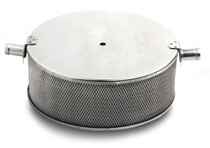 Holley 720-1 - Stainless Steel Marine Flame Arrestor - 600-800 recommended CFM