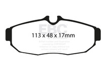 EBC DP81741RPX - Racing 05-10 Ford Mustang (5th Gen) 4.0L RP-X Rear Brake Pads