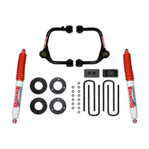 Skyjacker F2130PN - 3 Inch Suspension Lift Kit With Front Strut Spacers Front Upper A-arms Rear Blocks Rear U-bolts and Rear Nitro 8000 Shocks 2021 Ford F-150