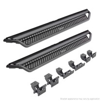 Go Rhino D14129T - 2021+ Ford Bronco (Not Sport) Dominator Extreme D1 SideSteps Complete Kit w/SideStep + Brkt