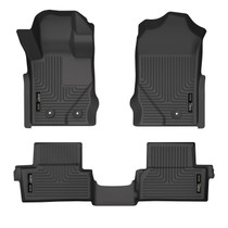 Husky Liners 95311 - 2021 Ford Bronco 2 Door Weatherbeater Front & 2nd Seat Floor Liners - Black