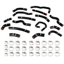 Mishimoto MMHOSE-LCR-99HHBK - 98-07 Land Cruiser 4.5L I6 Silicone Radiator Hose Kit - Black