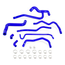 Mishimoto MMHOSE-MUS40-05BL - 05-10 Mustang V6 Silicone Radiator & Heater Hose Kit - Blue