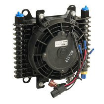 B&M 70298 - Cooler, Medium Hi Tek Cooling System with Fan, 350 CFM Rating