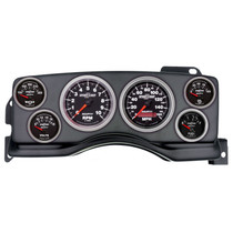 AutoMeter 2927-12 - DIRECT FIT DASH KIT; (3 3/8in. X2; 2 1/16in. X4); FORD MUSTANG 90-93; SPORT-COMP