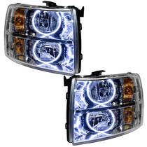 ORACLE Lighting 7007-001 - 07-13 Chevrolet Silverado SMD HL - Round Style - White