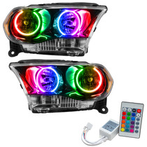 ORACLE Lighting 7102-504 - 11-13 Dodge Durango SMD HL Halogen - Black - ColorSHIFT w/ Simple Controller