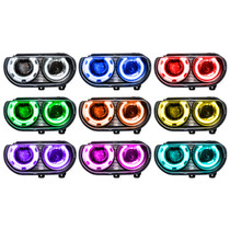 ORACLE Lighting 7132-504 - 08-14 Dodge Challenger SMD HL (HID Style) - ColorSHIFT w/ Simple Controller