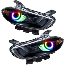 ORACLE Lighting 7142-504 - 13-14 Dodge Dart (HID Style) SMD HL - Black - ColorSHIFT w/ Simple Controller