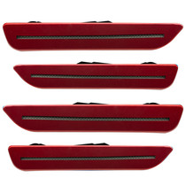 ORACLE Lighting 9700-RR-T - 10-14 Ford Mustang Concept Sidemarker Set - Tinted - Ruby Red Metallic (RR)
