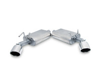 Gibson 620001 - 10-15 Chevrolet Camaro LS 3.6L 2.25in Axle-Back Dual Exhaust - Stainless