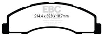 EBC ED93004 - 08-14 Ford Econoline E150 4.6L Extra Duty Front Brake Pads