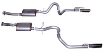 Gibson 619003 - 99-04 Ford Mustang GT 4.6L 3in Cat-Back Dual Exhaust - Stainless