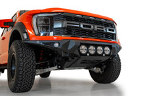 Addictive Desert Designs F210014110103 - 2021+ Ford Raptor Bomber Front Bumper w/ 4 Rigid 360 6in Light Mounts