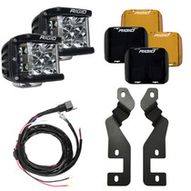 Rigid 46710 - 2021-Present Ford Bronco Sport A-Pillar D-SS Series Side Shooter Light Mount Kit