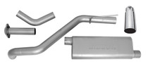 Gibson 617404 - 05-07 Jeep Grand Cherokee Laredo 4.7L 3in Cat-Back Single Exhaust - Stainless