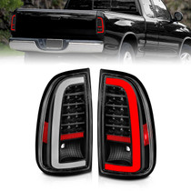 Anzo 311411 - 00-06 Toyota Tundra LED Taillights w/ Light Bar Black Housing Clear Lens