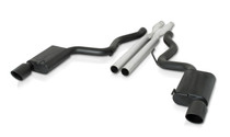 Gibson 619013-B - 15-17 Ford Mustang GT 5.0L 3in Cat-Back Dual Exhaust - Black Elite (Ceramic)