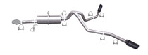 Gibson 69004B - 99-04 Ford F-250 Super Duty Lariat 6.8L 2.5in Cat-Back Dual Extreme Exhaust - Black Elite