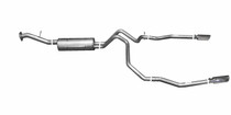 Gibson 65560 - 00-01 Chevrolet Tahoe Base 4.8L 2.25in Cat-Back Dual Split Exhaust - Stainless