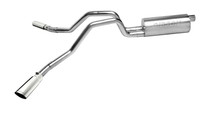 Gibson 65002 - 02-05 Chevrolet Silverado 1500 Base 4.3L 2.5in Cat-Back Dual Extreme Exhaust - Stainless