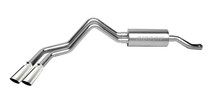 Gibson 65638 - 10-13 Chevrolet Silverado 1500 LS 4.8L 2.25in Cat-Back Dual Sport Exhaust - Stainless