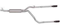 Gibson 66515 - 2003 Dodge Ram 1500 SLT 5.7L 2.5in Cat-Back Dual Split Exhaust - Stainless