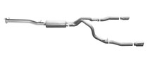 Gibson 5661 - 15-18 Chevrolet Silverado 1500 LS 5.3L 3in/2.25in Cat-Back Dual Split Exhaust - Aluminized