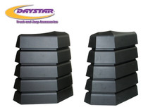 Daystar KJ71042BK - 87-06 Jeep Wrangler YJ and TJ Wrangler Hood Vents Black Pair