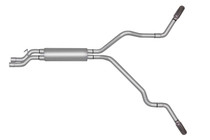 Gibson 5009 - 02-05 Chevrolet Silverado 2500 HD Base 6.0L 2.5in Cat-Back Dual Extreme Exhaust - Aluminized