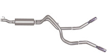 Gibson 66550 - 06-08 Dodge Ram 1500 Laramie 5.7L 2.5in Cat-Back Dual Extreme Exhaust - Stainless