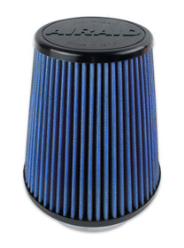 Airaid 703-458 - Universal Air Filter - Cone 4 x 7 x 4 5/8 x 7 w/ Short Flange - Blue SynthaMax