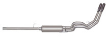 Gibson 69216 - 11-14 Ford F-150 SVT Raptor 6.2L 2.5in Cat-Back Dual Sport Exhaust - Stainless