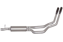 Gibson 69101 - 05-06 Ford F-250 Super Duty Lariat 6.8L 2.5in Cat-Back Dual Sport Exhaust - Stainless