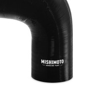 Mishimoto MMCP-R90-2540BK - Silicone Reducer Coupler 90 Degree 2.5in to 4in - Black