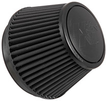 K&N RU-3106HBK - Universal Rubber Filter Round Tapered 6in Flange ID x 7.5in Base OD x 5.25in Top OD x 6.75in H