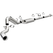 Magnaflow 19524 - 2022+ GM 2500/3500HD 6.6L Gas Single Passenger Side Rear Exit Cat-Back Exhaust