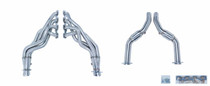 Pypes HDR40SK-1 - Exhaust Header 1-7/8 in Primary 30 in Collector Long Tube Catted Downpipe 304 Stainless Steel Polished  Exhaust