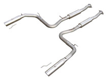Pypes SFM28V - 1999-2004 Mustang Cobra IRS 2.5 Inch Cat Back Exhaust System With Violator Mufflers 409 Stainless  Performance Exhaust