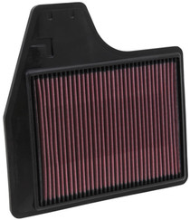 K&N 33-2478 - Replacement Filter 11.438in O/S Length x 11.375in O/S Width x 1in H for 13 Nissan Altima 2.5L