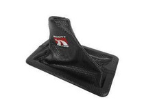 Drake Muscle 5R3Z-7277-CFSD - 2005-09 Mustang CF Style Shift Boot w/SD Logo