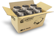 G-Sport 685240 - GESI  400 CPSI GEN 2 EPA Compliant 4.0in Inlet/Outlet Catalytic Converter (500-850HP) - 6pk